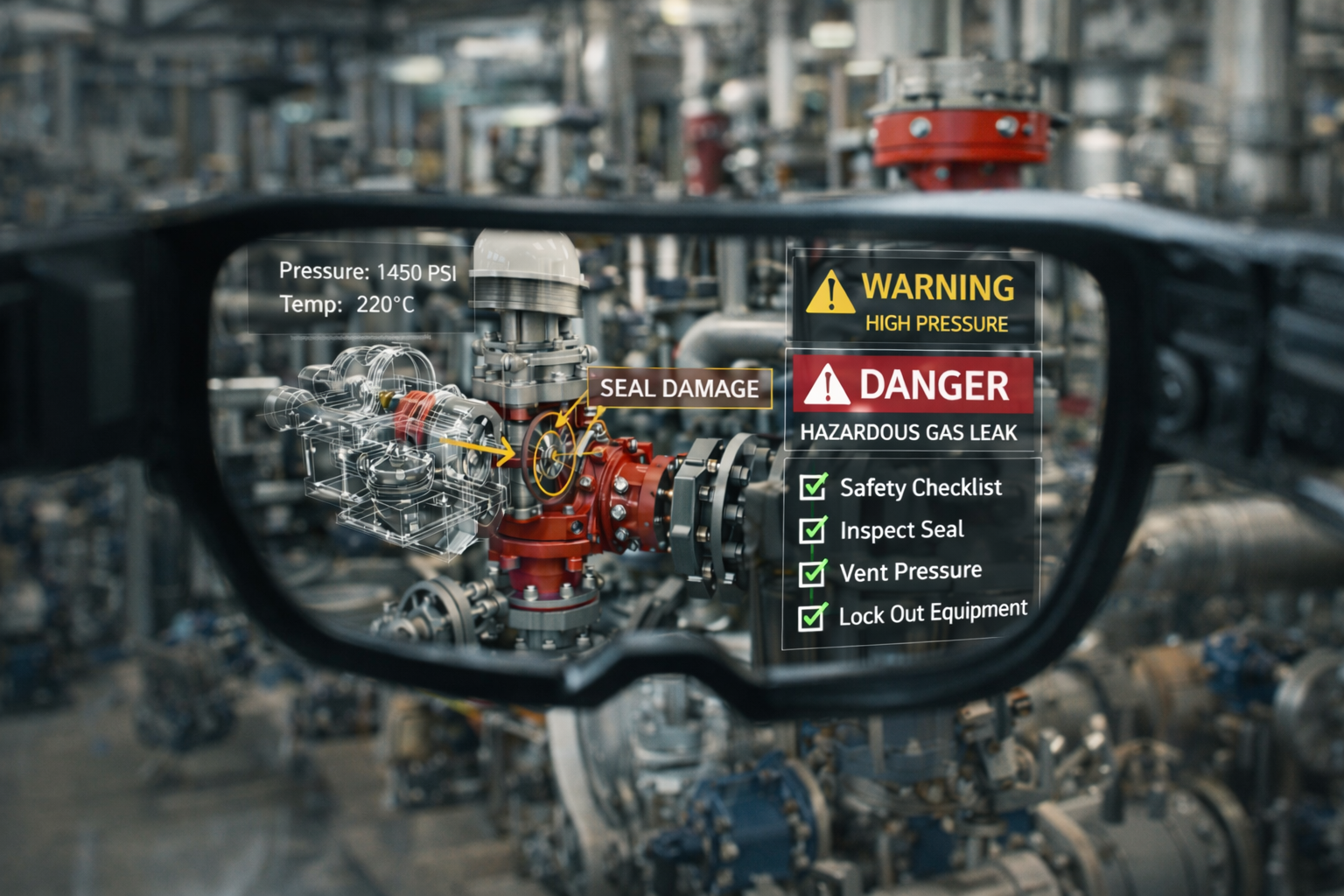 کاربرد واقعیت افزوده (AR) در صنعت پتروشیمی